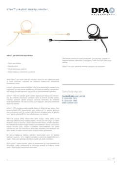 d:fine&trade; &ccedil;ok-y&ouml;nl&uuml; kafa-tipi mikrofon Daha fazla bilgi i&ccedil;in: