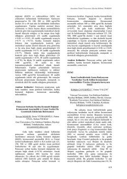 619 değişimi (KKD) ve mikron&uuml;kleus (MN) test y&ouml;ntemleri