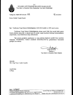 OneTouch 4.6 Scanned Documents - İstanbul B&uuml;y&uuml;kşehir Belediyesi
