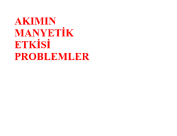 akimin magnetik etkisi