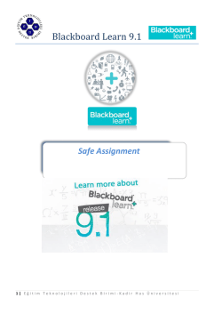 Blackboard Learn 9.1