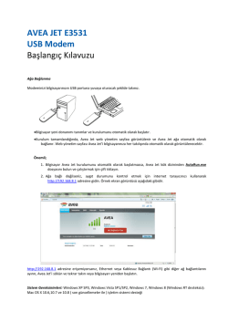 AVEA JET E3531 USB Modem