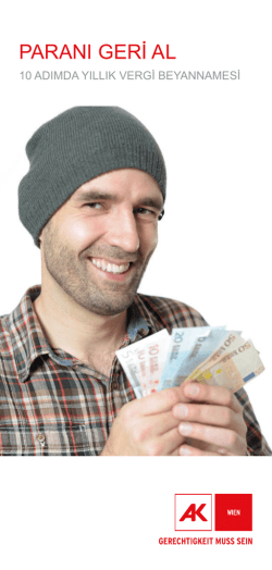 paranı geri al - Arbeiterkammer