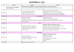 NOVEMBER 6, 2014