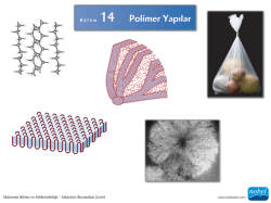 MAL201 Callister Polimer Yapılar