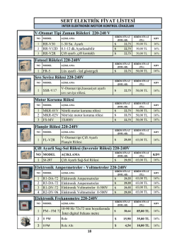 motor, koruma rolesi, zaman rolesi