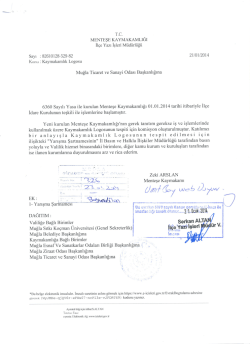 T.C. - Muğla Ticaret ve Sanayi Odası