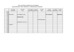 2014-2015 Eğitim &Ouml;ğretim Yılı G&uuml;z Yarıyılı İşletme B&ouml;l&uuml;m&uuml; Final