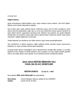 2014-2015 eğitim &ouml;ğretim yılı yuva (36