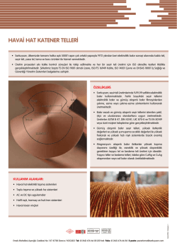 HAVAİ HAT KATENER TELLERİ