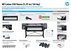 HP Latex 310 Yazıcı (1,37 m / 54 in&ccedil;)