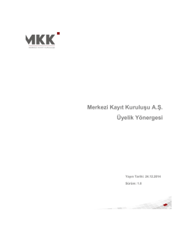 KILAVUZÜyelikYönergesi