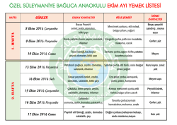 ekim ayı yemek listesi anaokul1