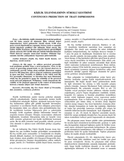 k˙ı&cedil;s˙ıl˙ık ˙ızlen˙ımler˙ın˙ın s&uuml;rekl˙ı kest˙ır˙ım˙ı contınuous predıctıon