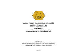 ankara`nın aspir bitkisi profili - mart 2014