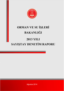 Orman Ve Su İşleri Bakanlığı