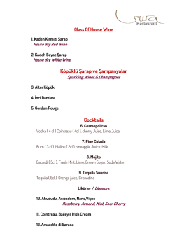 Soğuk Başlangı&ccedil;lar - Sura Restaurant Sultanahmet