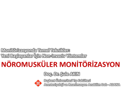N&Ouml;ROMUSK&Uuml;LER MONİT&Ouml;RİZASYON