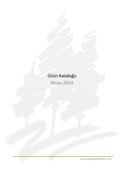 &Uuml;r&uuml;n Kataloğu - Peyzaj Planlama