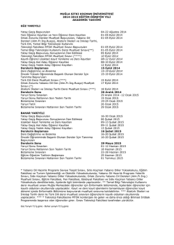 2014-2015_EGITIM-OGRETIM_YILI_AKADEMIK_TAKVIMI son