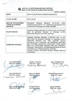 Gündemin 33.Maddesi - Antalya Belediyesi