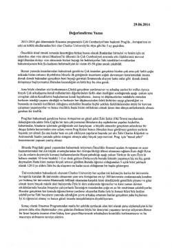 Charles University i&ccedil;in Değerlendirme