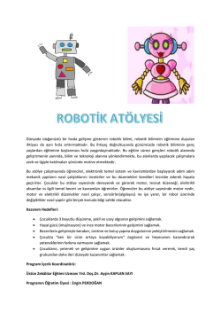 Robotik At&ouml;lyesi