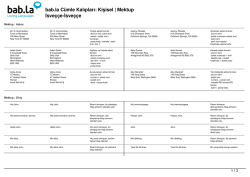 C&uuml;mle Kalıpları: Kişisel | Mektup (İsve&ccedil;&ccedil;e-İsve&ccedil;&ccedil;e)