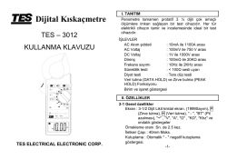 Kullanım Klavuzu İndir