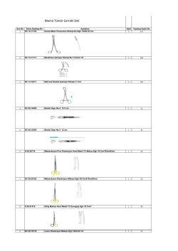 Meme T&uuml;m&ouml;r Cerrahi Seti Teknik Dosyasına Ulaşmak i&ccedil;in Tıklayınız.