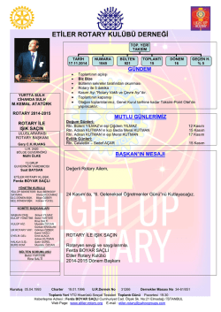 ETĠLER ROTARY KUL&Uuml;B&Uuml; DERNEĞĠ