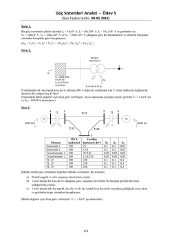 G&uuml;&ccedil; Sistemleri Analizi - &Ouml;dev 5