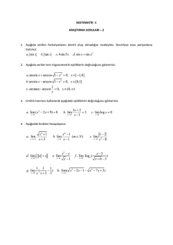 Araştırma Soruları-2