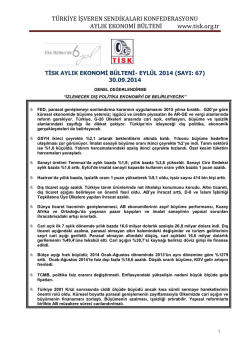 Haber B&uuml;ltenini G&ouml;r&uuml;nt&uuml;lemek İ&ccedil;in Tıklayınız