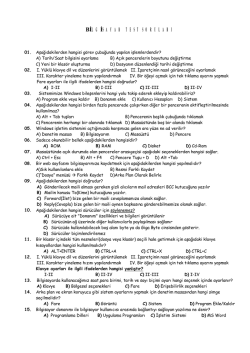 Temel Bilgisayar Kavramları