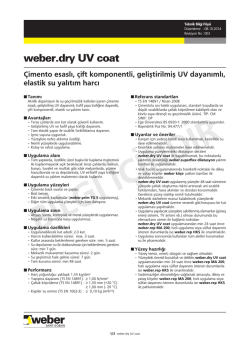 weber.dry UV coat.fh11