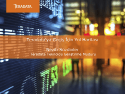 Nezih S&ouml;zdinler_Teradata Day 2014 Sunum