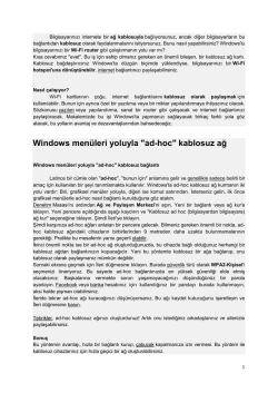Ayarlarınızı yapmak i&ccedil;in tıklayınız.