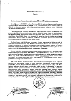 &Ouml;zet - Yapı Kredi