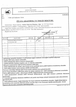 oToLoG PRoLoTERAPİ UYGULAMA sETİ