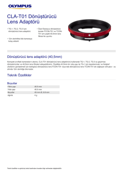 CLA‑T01 D&ouml;n&uuml;şt&uuml;r&uuml;c&uuml; Lens Adapt&ouml;r&uuml;