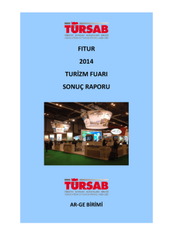 fıtur 2014 turizm fuarı sonu&ccedil; raporu