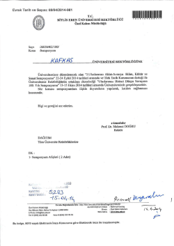 ııııı ıı ııı ıııd - Kafkas &Uuml;niversitesi