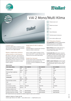 Mono Split Klima VAI2