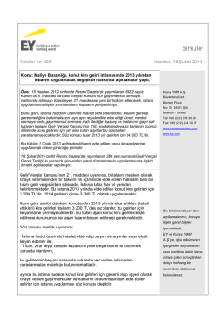 Maliye Bakanlığı, konut kira geliri istisnasında