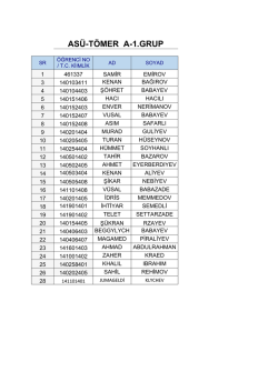 AS&Uuml;-T&Ouml;MER A