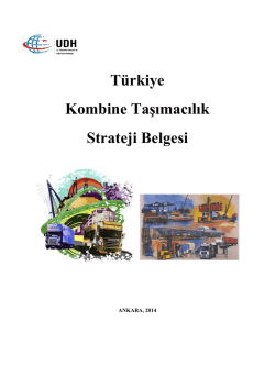 Türkiye Kombine Taşımacılık Strateji Belgesi