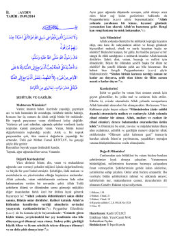 Şehitlik ve Gazilik