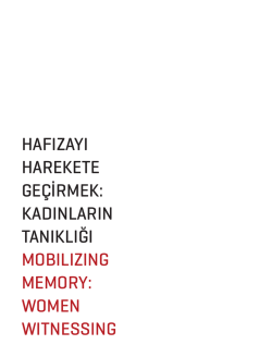 hafızayı harekete ge&ccedil;irmek