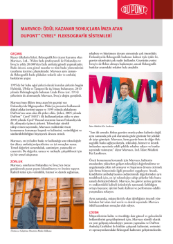 marvaco: &ouml;d&uuml;l kazanan sonu&ccedil;lara imza atan dupont&trade; cyrel